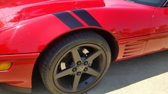 CORVETTE FENDER STRIPES * BLACK* 84-96 C4 (left and right side) Gunner Graphics