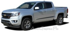 2015-2022 Chevy Colorado Rocker Panel Accent Vinyl Graphic Decals Stripe RANTON