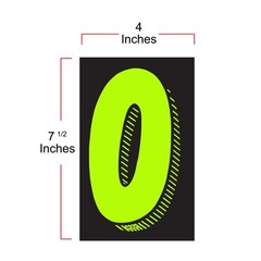 EZ Line Car Dealer Windshield Stickers Large Vinyl Number Decals 11 Dzn Pro Pack