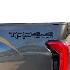 TRD Off Road Toyota Tundra 2024 2025 vinyl decals stickers bedside offroad 2P