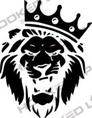King Lion Vinyl Transfer Decal