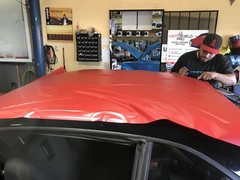 VVivid 2020 VVivid+ Matte Metallic Lava Red Vinyl Car Wrap Film | V209