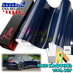 ESSMO PET Super Gloss Midnight Blue Vehicle Vinyl Wrap Decal Sheet Like Paint
