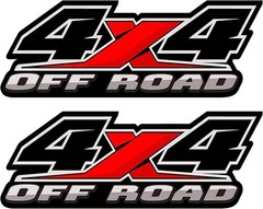 Enhanced Truck Style: 4X4 Offroad Vinyl Decals for F-150, Silverado & More