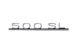New OS Mercedes-Benz 500SL Silver Designation Badge *1078170915