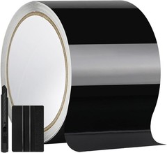 4″ X 30FT Matte Black Vinyl Wrap for Chrome Delete Window Trim Car Door Sill …