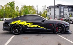 Sticker for Ford MUSTANG Flash graphics Vinyl Design Graphics Decal 2015-Present