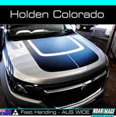 COMBO Bonnet + Doors + Tailgate decals stripes fits 2016-2021 HOLDEN Colorado