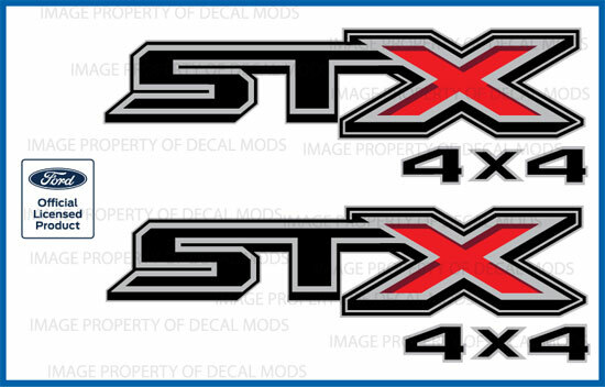 set of 2: 2015 – 2021 Ford F150 STX 4×4 decals stickers bed side graphics FH2A1