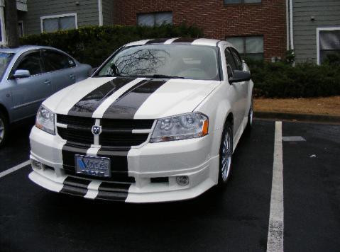FOR Dodge Avenger Neon Dart 10 INCH Racing Stripes Vinyl Graphic Decal 36 FEET