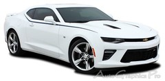 2016 2017 2018 Camaro Upper Door Fender Accent Vinyl Graphic Decals Pin Stripes