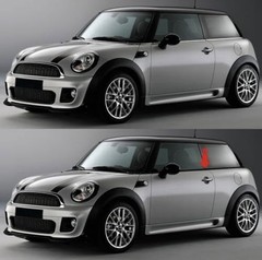 Stainless Steel Beltline Chrome Delete For Mini Cooper R56