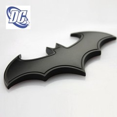Batman Car Decal 3D Metal Auto Motorcycle Logo Laptop Decals black Chrome USA