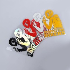 Car Window Door Motorcycle Sticker Silver White Universal Decorative Stickers