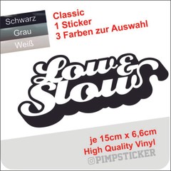 LOW & SLOW / JDM tuning styling / gloss film fun DUB YOLO #Pimpsticker