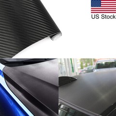 Carbon Fiber Pattern Waterproof Vinyl Car Wrap Sheet Roll Film Sticker 60″x12″