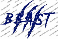 Beast,Beast Mode,Motivation,12″x9″,Fitness,Goals,#BeastMode,Custom Vinyl Decal