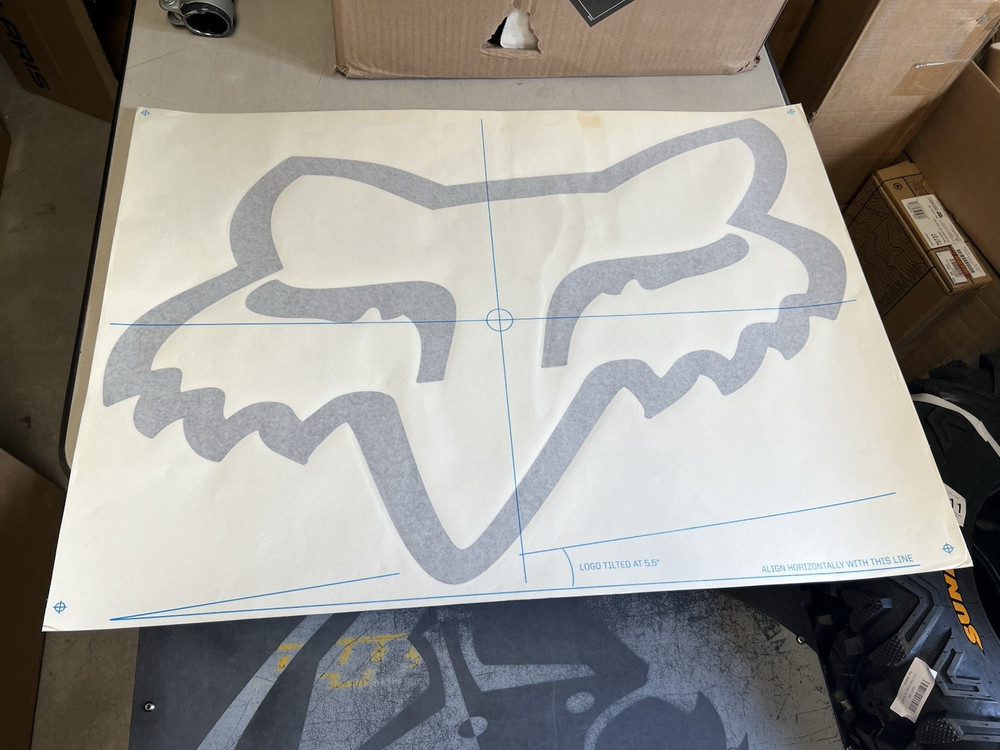 fox racing window decal 28 inch