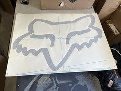 fox racing window decal 28 inch