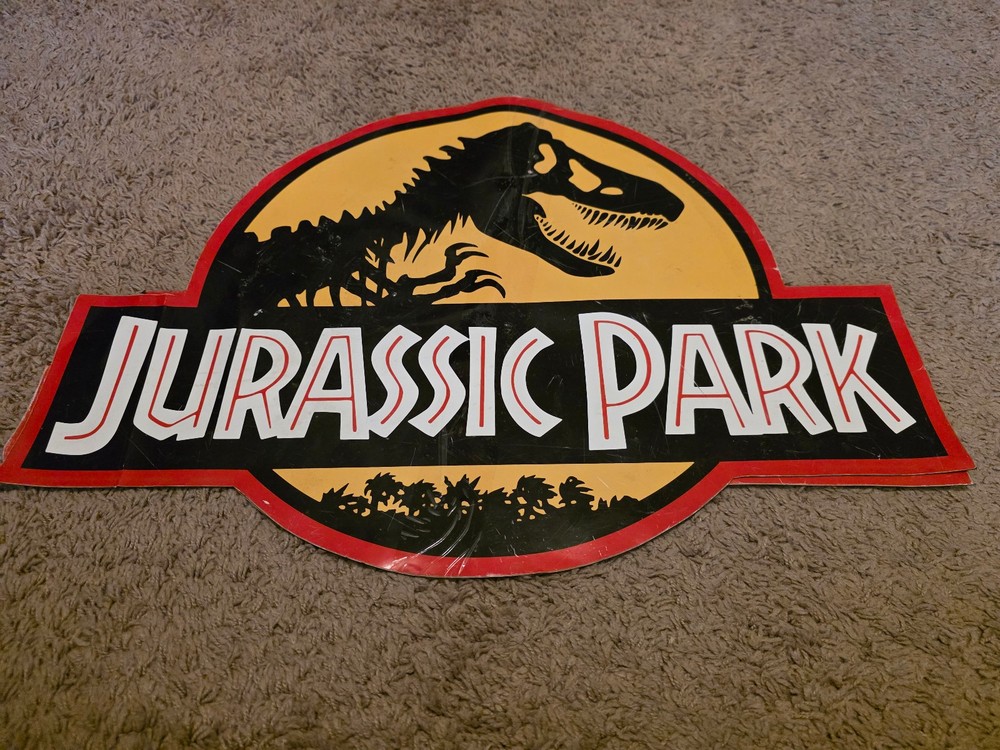 Jurassic Park Magnets – 2 Removal Magnetic Decals for your Vehicle 24″x17.5″