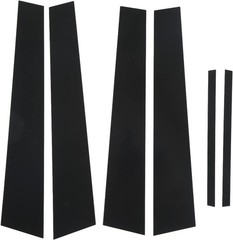 Transform Your Vehicle with 6pcs Gloss Black Window Pillar Decals – Custom Fit