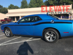 For Dodge Challenger Graphics Side Boost Vinyl Stripes Decals Stickers 2011-2023