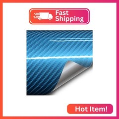 VViViD Tek R High-Gloss Carbon Fiber Vinyl Wrap Air-Release Adhesive Roll (1.5ft
