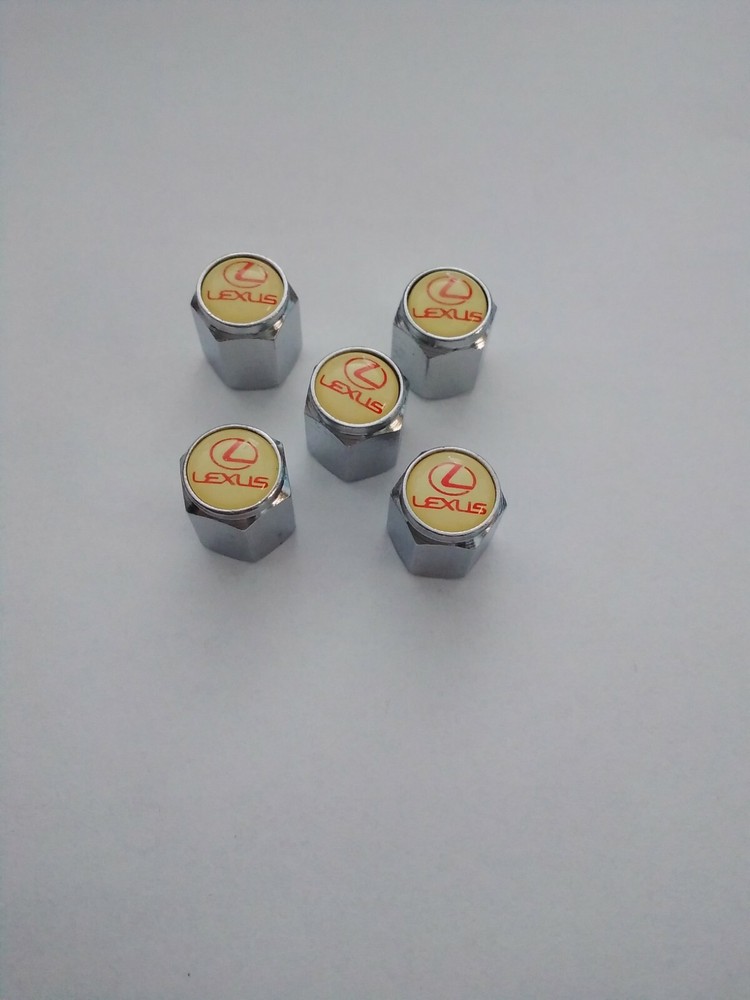 Set of 5 Wheel Tire Caps Air Valve Stem Cover For Lexus Any model Car Free Ship