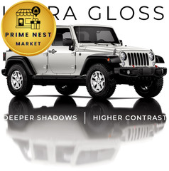 VViViD+ Ultra Gloss Pearl White Vinyl Car Wrap (1ft x 1ft x 5ft,