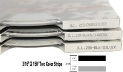Universal 3/16″ 2-Color Pinstripe (Ultra Lite) 0216445 – Champagne/Charcoal Met.