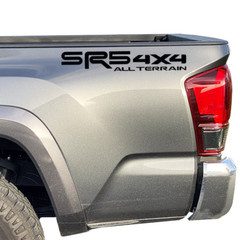 Tacoma decals SR5 4X4 Toyota stickers Truck All Terrain decal Vinyl pair