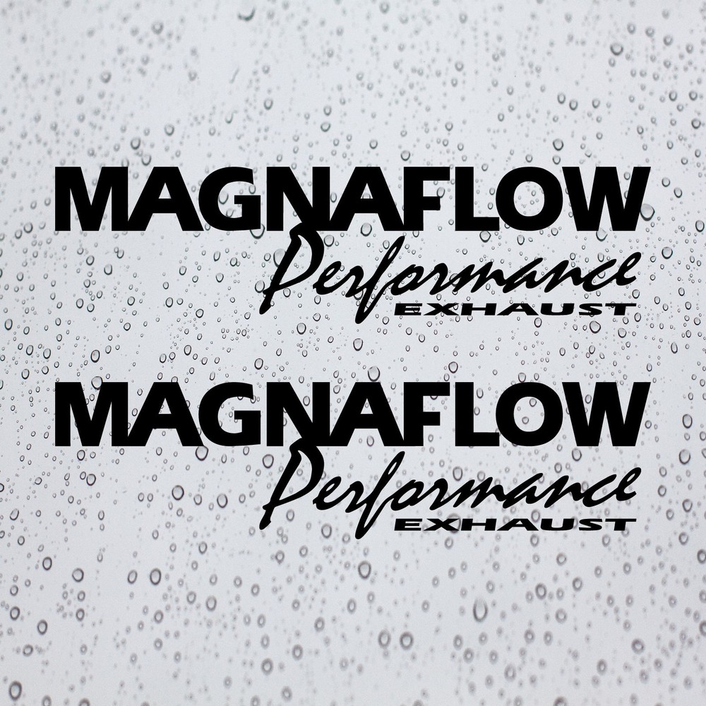 (2x) Magnaflow Performance Exhaust (10″ x 2.63″) Decal Vinyl Stickers