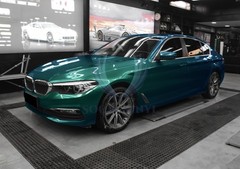 ESSMO PET Super Gloss Metallic Peacock Green Vehicle Vinyl Wrap Decal Like Paint