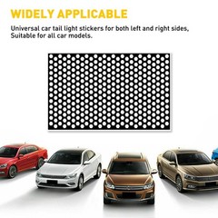 1X Honeycomb Rear Tail Light US Cover Decal Sticker Tail-lamp Car Accessories XH