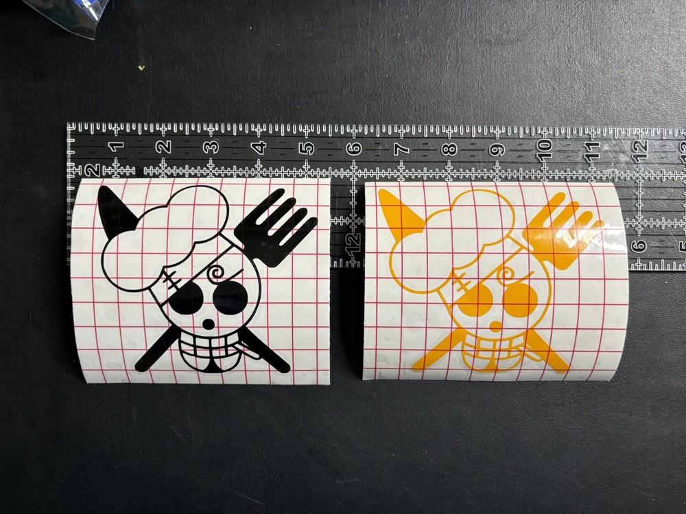 One Piece Sanji Jolly Roger Vinyl Decals