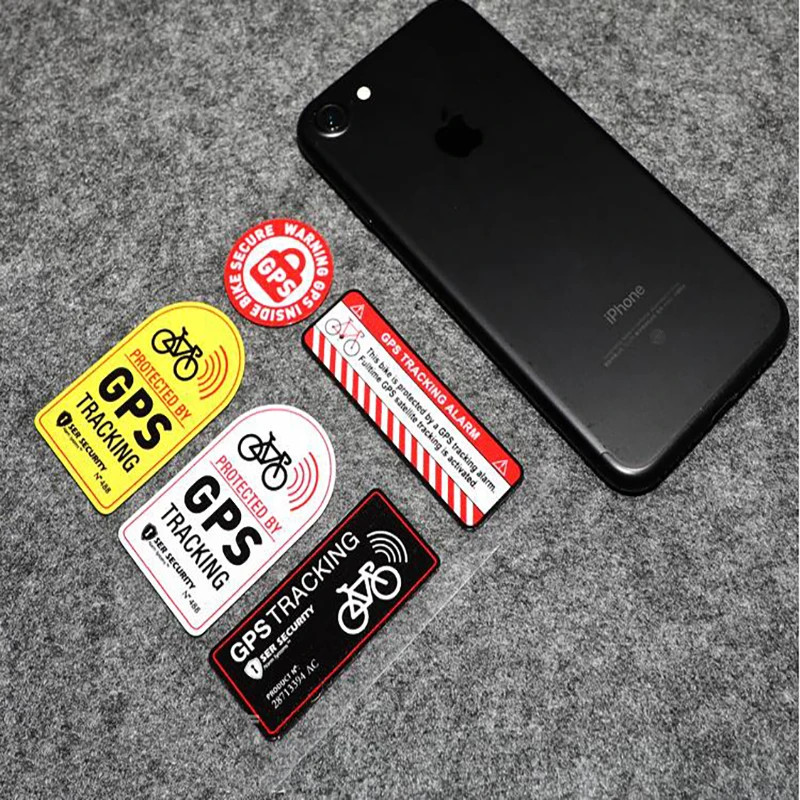 10cm Anti Theft Sticker for Motorcycle GPS Tracking UK
