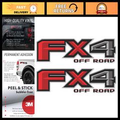 Off-Road Decals for Ford F-150 F-250 F-350 – Peel & Stick, Easy Install, Set of