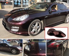 50FT X 5FT Full Car Wrap Black Rose Pearl Glossy Satin Chrome Vinyl Sticker HDUS