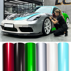 Chrome Mirror Vinyl Film Wrap Sticker Decal Stretchable Reflective Super Gloss