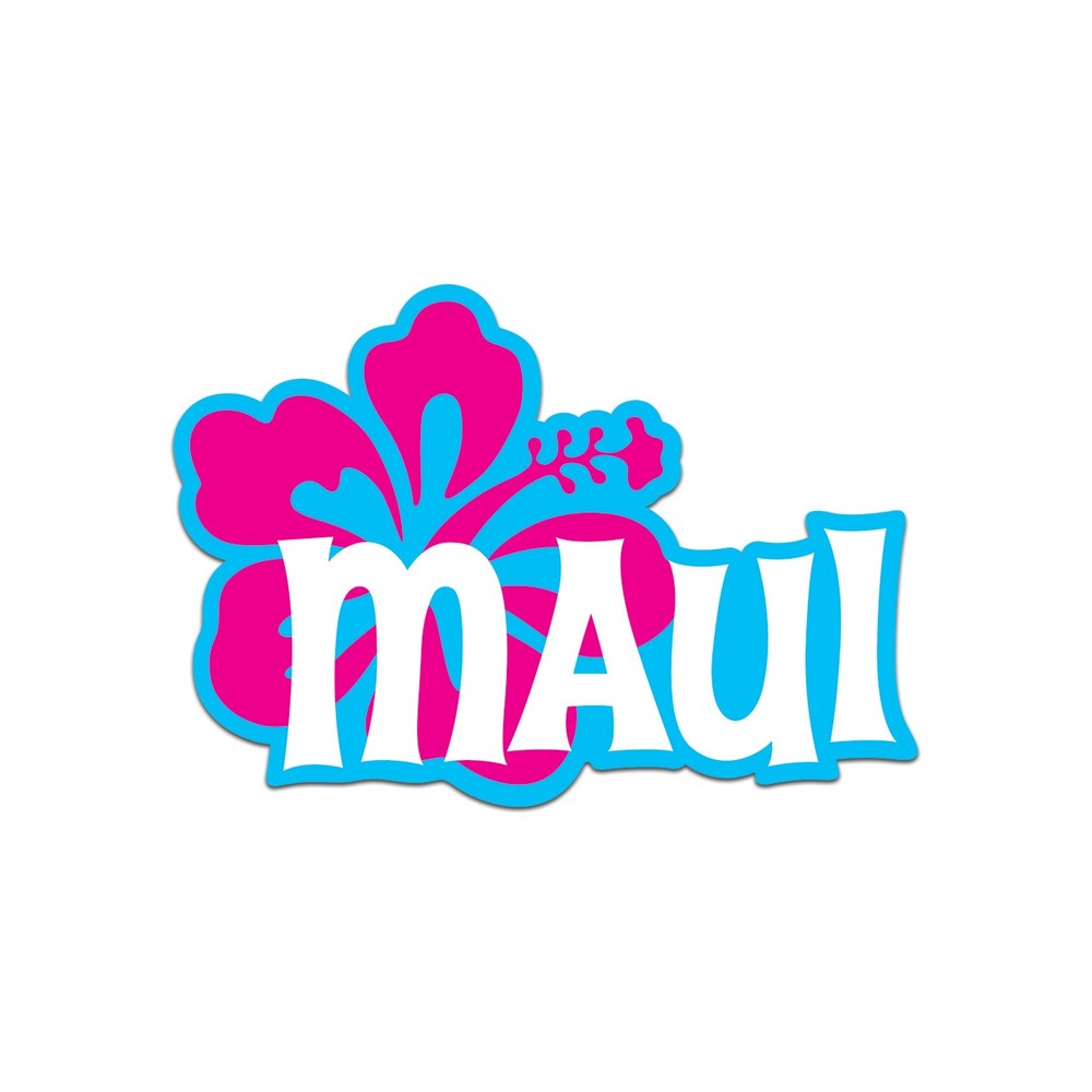 Hawaii Hibiscus Maui Sticker Decal