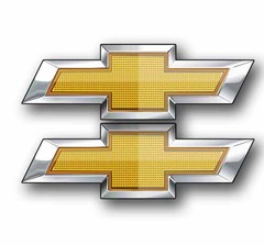 2 Chevrolet Logo 4.7″ Wide Each Stickers Decal Chevy Vintage Style