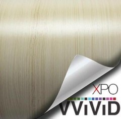 VVivid White Maple Wood Grain Vinyl Wrap Architectural Film | V111