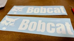 Bobcat Premium Vinyl Decal / 2-Pack – Construction Equipment Logo