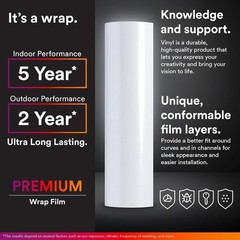 Waterproof & Flexible 12″x60″ Pearl White Vinyl Car Wrap – DIY Installer’s Dream