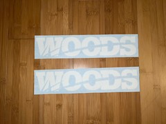 Woods Attachments 12” Decals x2 Farm Equipment Vinyl Decals Stickers Implement