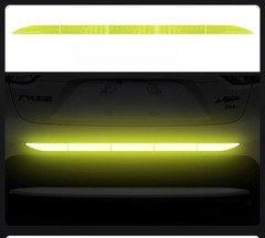 Green Car Auto Trunk Reflective Warning Sticker Rear Bumper Safety Strip Decal