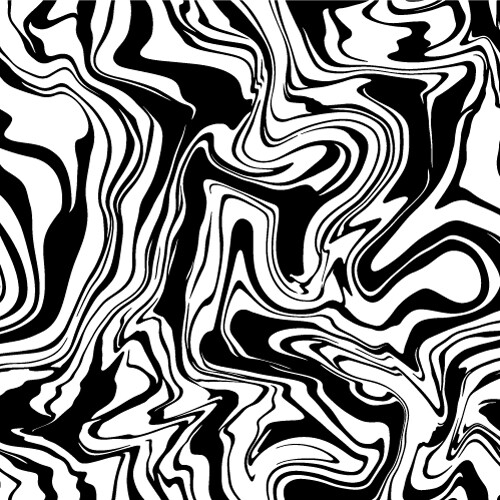 2-58″x360″ (720″ total) Marble Mayhem Swirl Black White Grunge Boat Vehicle Wrap