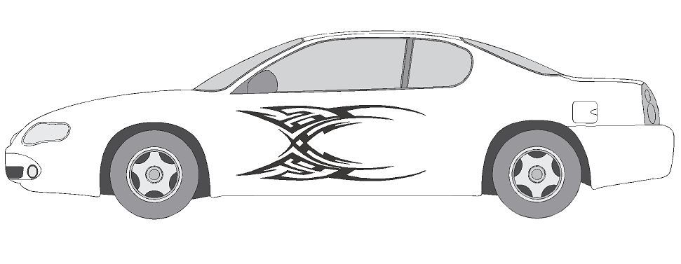 DECAL VINYL GRAPHIC #A1059 AUTO SUV VEHICLE VAN CROSS OVER CAR MODERN TRUCK SEMI