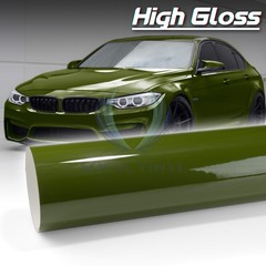 High Gloss Glossy Car Vinyl Wrap Sticker Decal Sheet Film Adhesive Air Release