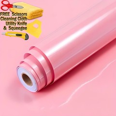 Crystal Pink Premium High Gloss Vinyl Film Wrap Sticker Decal Air Bubble Free